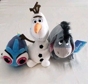 Disney Parks Genuine 8 Dory Plush , Disney Winnie The Pooh "Eeyore" And Friends